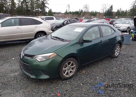 2015 Toyota Corolla Le из США, поврежденный, VIN 2T1BURHE7FC402436